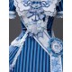 Twin Bears Antique Navy Bear Top Skirt Paneled OP and Sets(2nd Pre-Order/2 Colours/Full Payment Without Shipping)